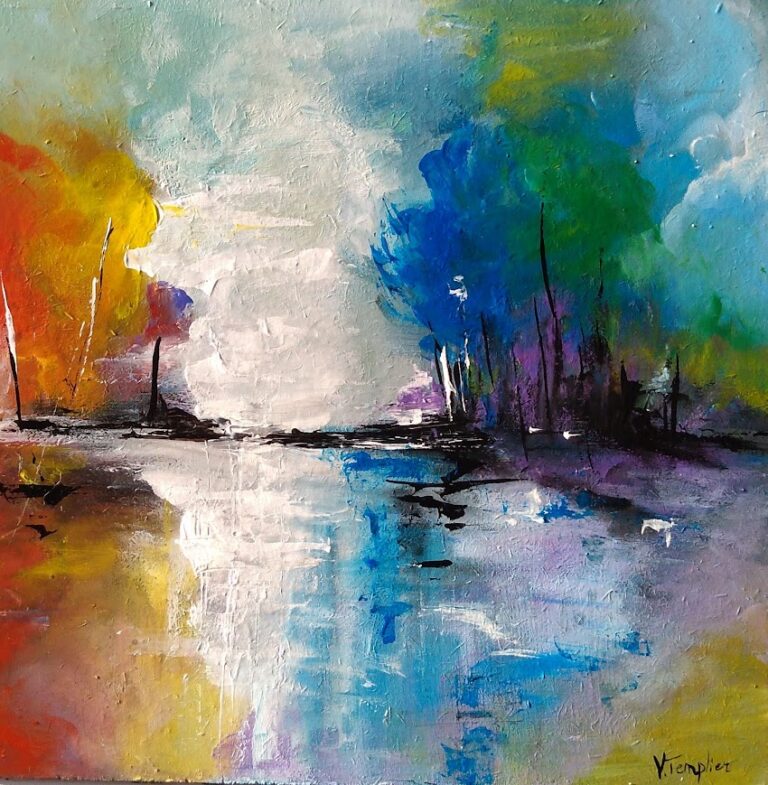 Acrylique sur bois - nature