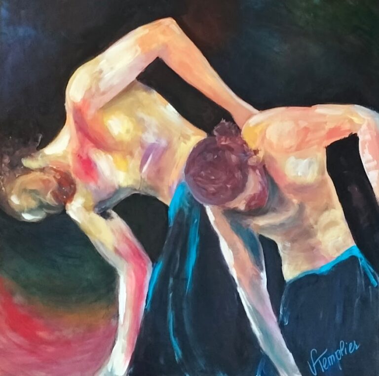 Acrylique sur toile - mouvement